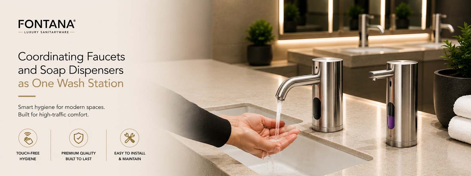 Coordinating Faucets and Soap Dispensers